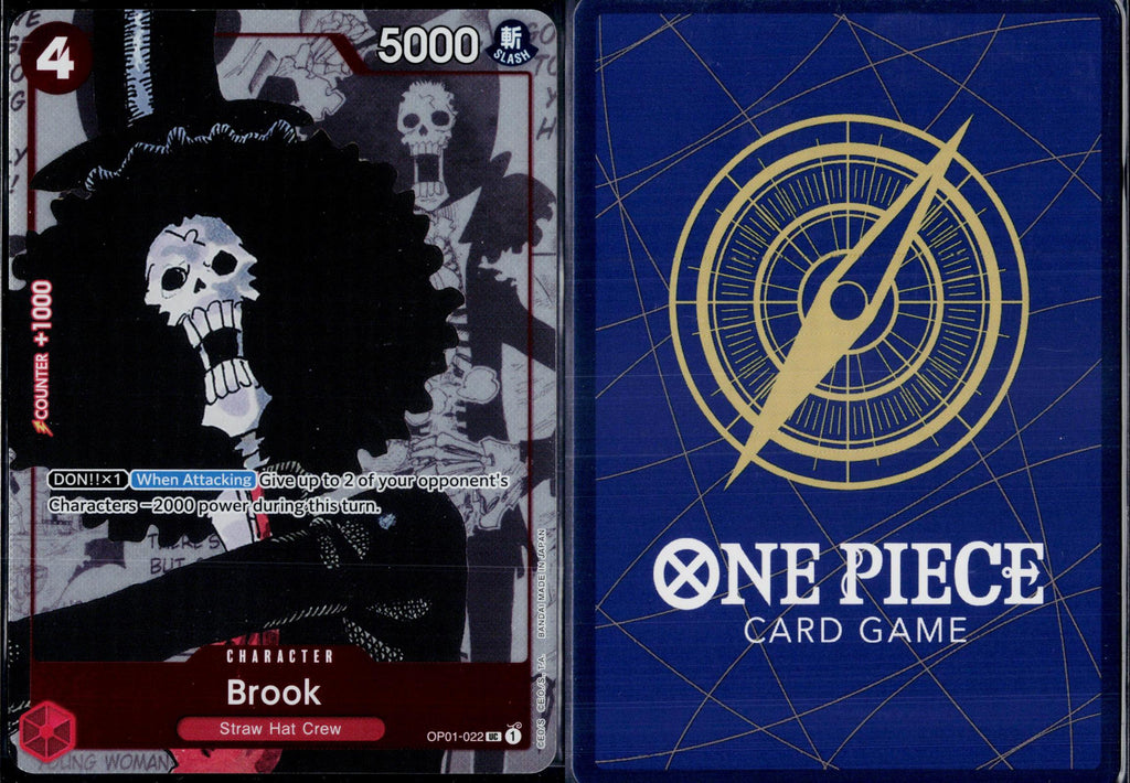 BROOK (ALTERNATE ART) OP01-022 ONE PIECE ONE PIECE PROMOTION CARDS P FOIL NM