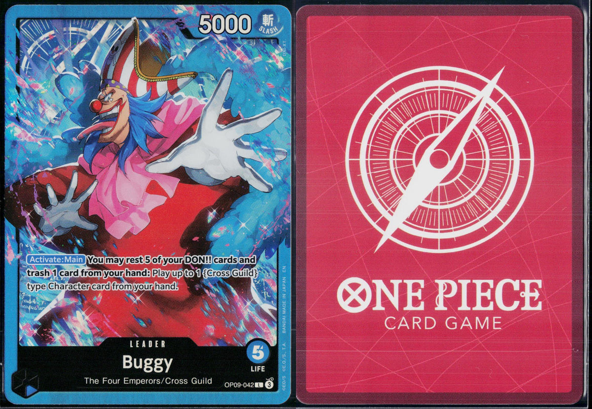 BUGGY OP09-042 ONE PIECE STARTER DECK 25: BLUE BUGGY L NM