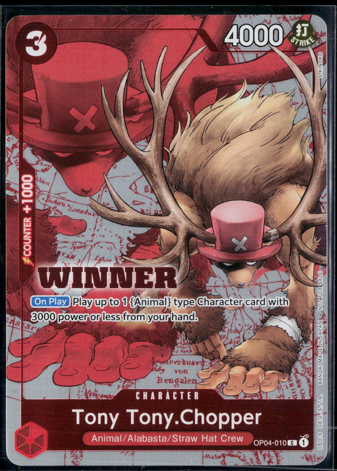 TONY TONY.CHOPPER (WINNER PACK 2024) OP04-010 ONE PIECE NM