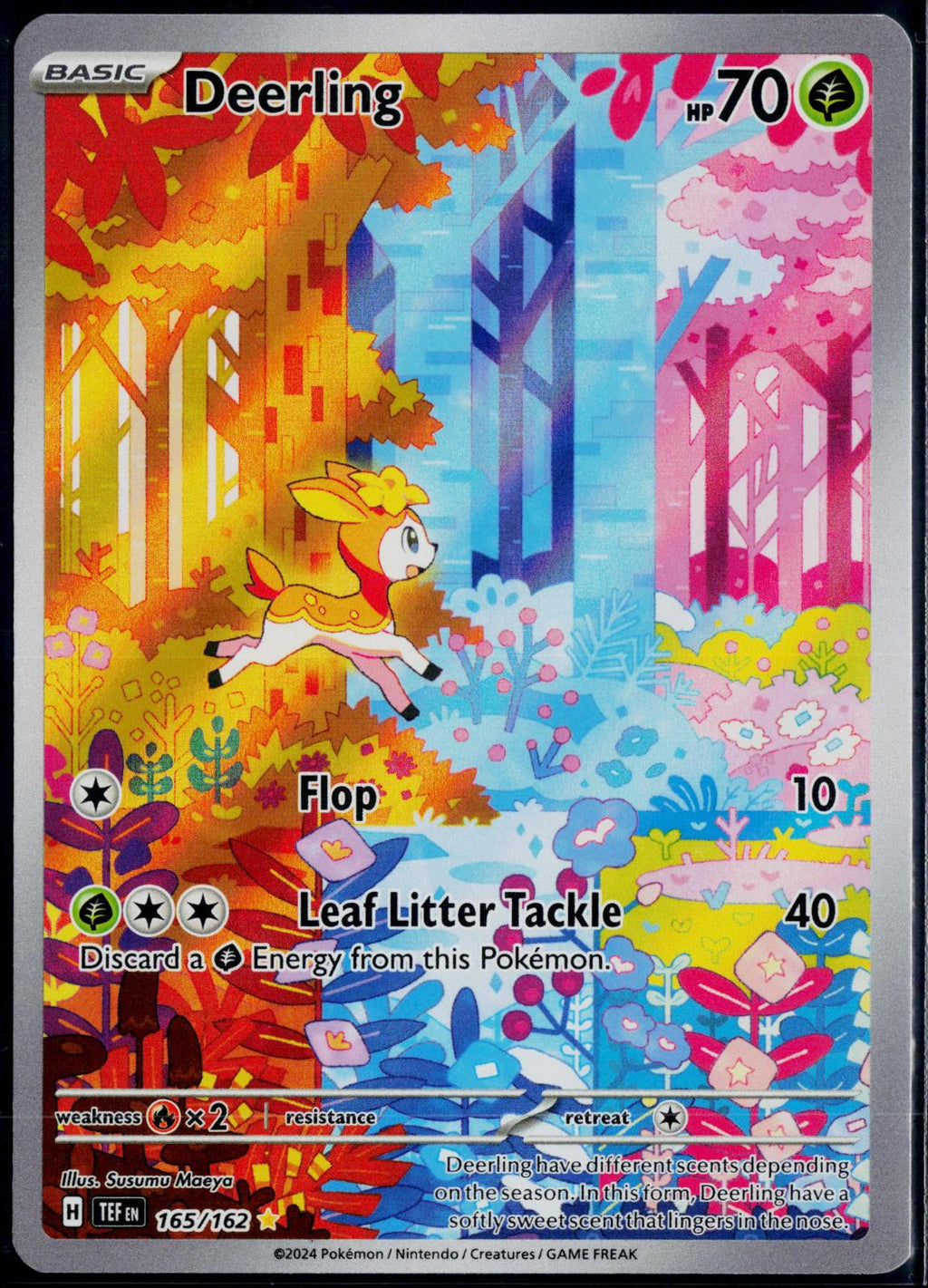 DEERLING 165/162 POKEMON TEMPORAL FORCES ILLUSTRATION RARE NM
