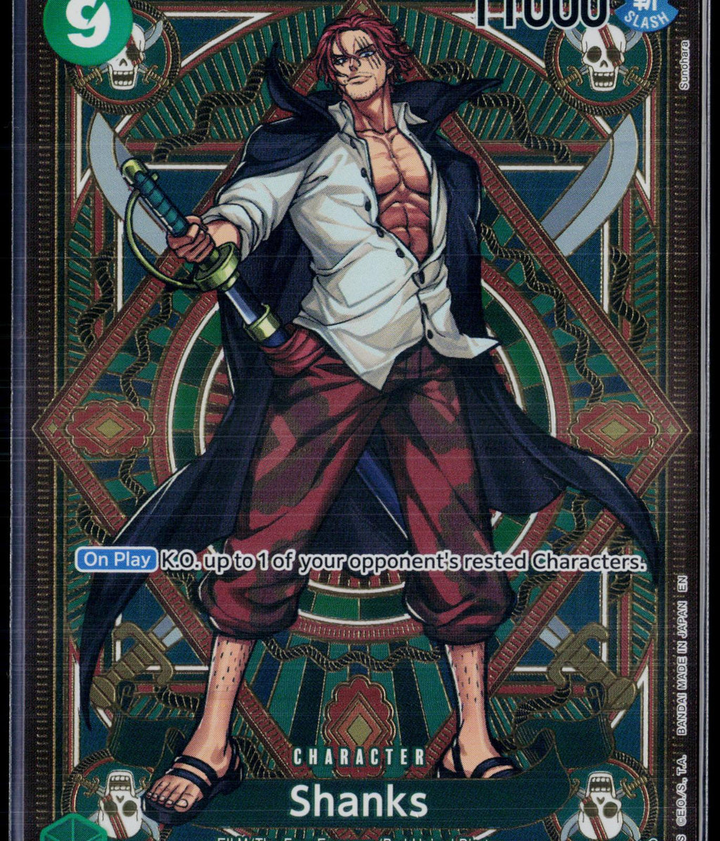 SHANKS (SP) ST16-004 ONE PIECE A FIST OF DIVINE SPEED SR FOIL NM