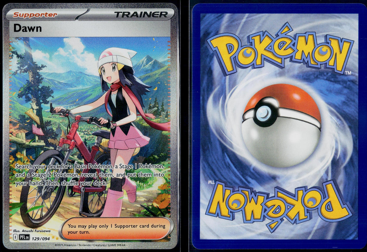 DAWN 129/094 POKEMON PHANTASMAL FLAMES SPECIAL ILLUSTRATION RARE NM