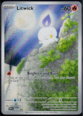 LITWICK 101/086 POKEMON WHITE FLARE HOLO ILLUSTRATION RARE NM