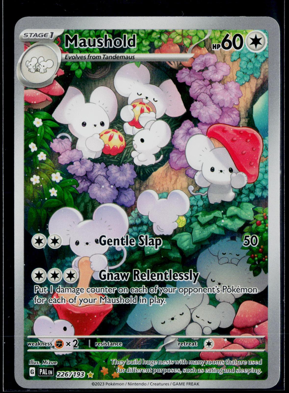 MAUSHOLD 226/193 POKEMON PALDEA EVOLVED ILLUSTRATION RARE NM