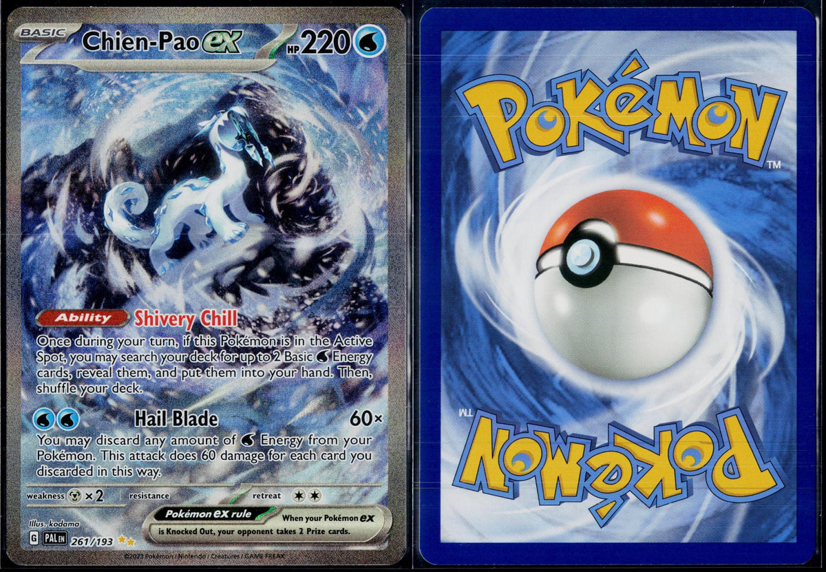 CHIEN-PAO EX 261/193 POKEMON PALDEA EVOLVED SPECIAL ILLUSTRATION RARE HOLO NM