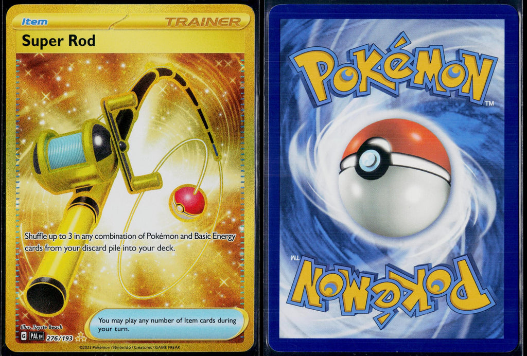 SUPER ROD 276/193 POKEMON PALDEA EVOLVED HYPER RARE HOLO NM