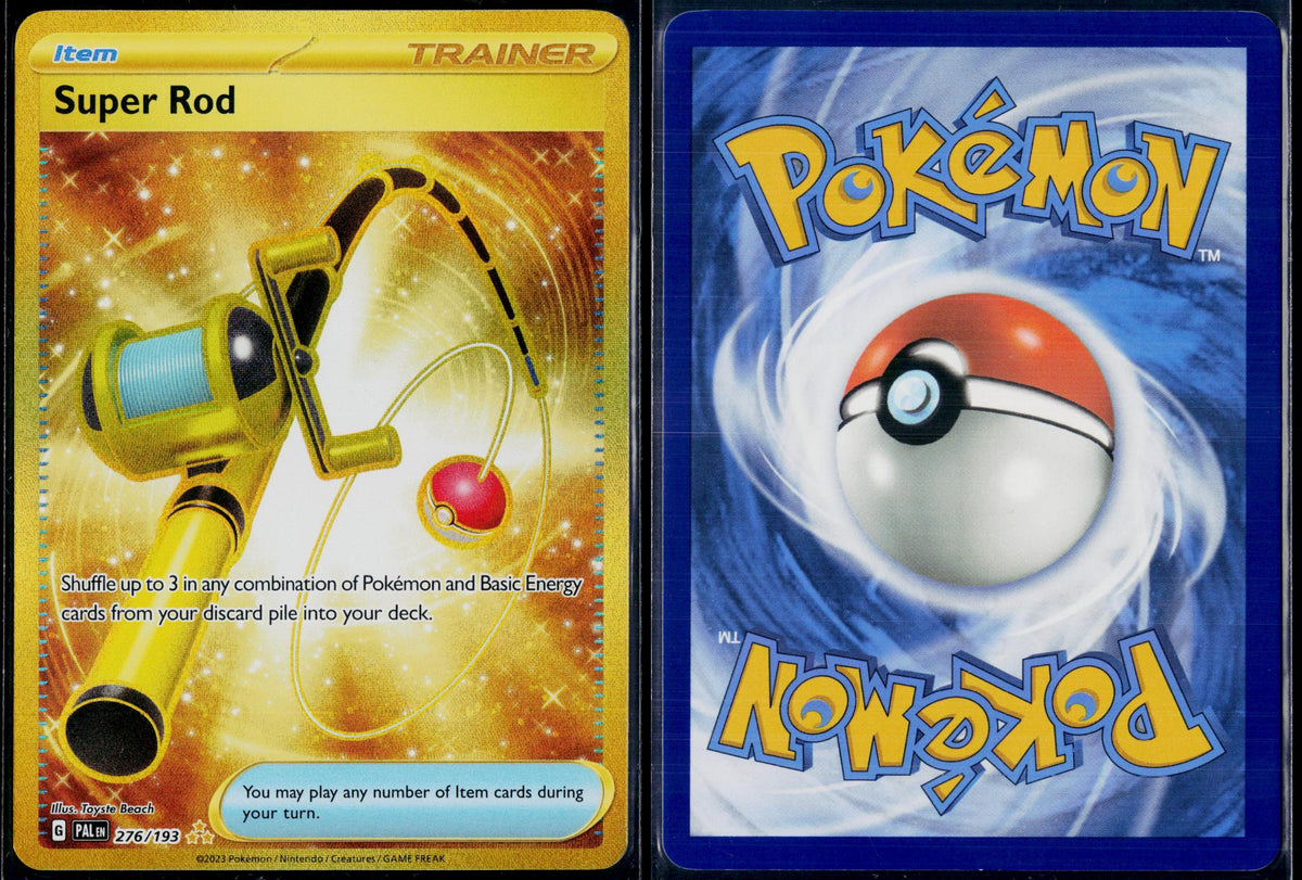 SUPER ROD 276/193 POKEMON PALDEA EVOLVED HYPER RARE HOLO NM