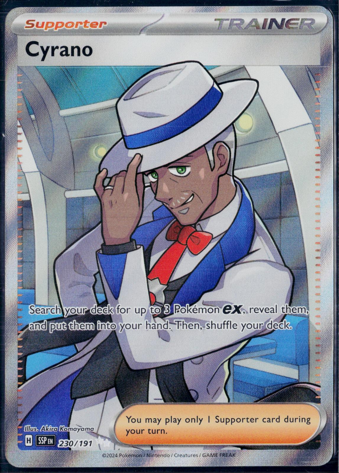 CYRANO 230/191 POKEMON SURGING SPARKS ULTRA RARE HOLO NM