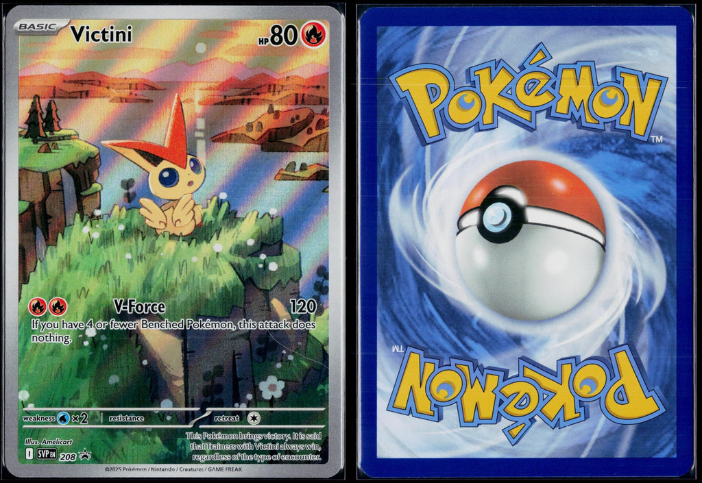VICTINI 208 POKEMON SCARLET & VIOLET PROMO HOLO P NM