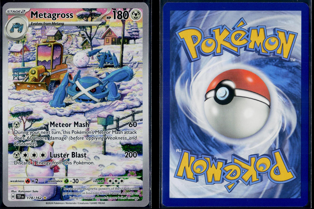 METAGROSS 178/162 🐬 POKEMON TEMPORAL FORCES IR ☀️ HOLO NM/M 🌴