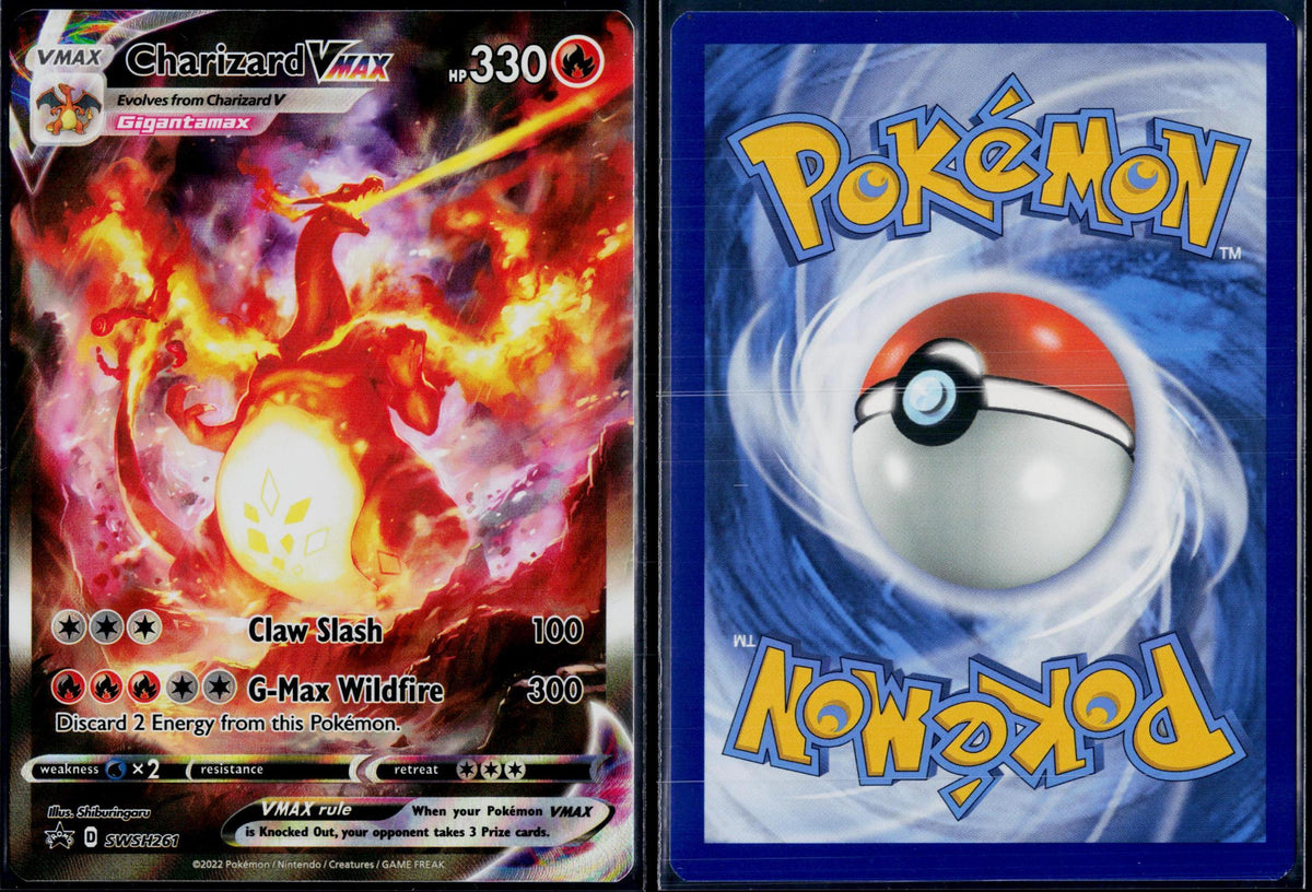 CHARIZARD VMAX SWSH261 POKEMON SWORD & SHIELD PROMO HOLO P NM