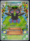 ZWEILOUS 147/086 POKEMON WHITE FLARE HOLO ILLUSTRATION RARE NM
