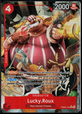 LUCKY.ROUX (ALTERNATE ART) PRB02-003 ONE PIECE NM