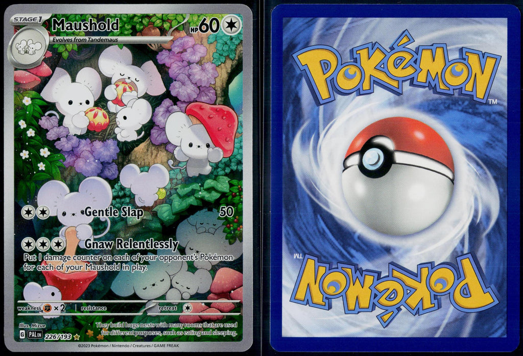 MAUSHOLD 226/193 POKEMON PALDEA EVOLVED ILLUSTRATION RARE HOLO NM