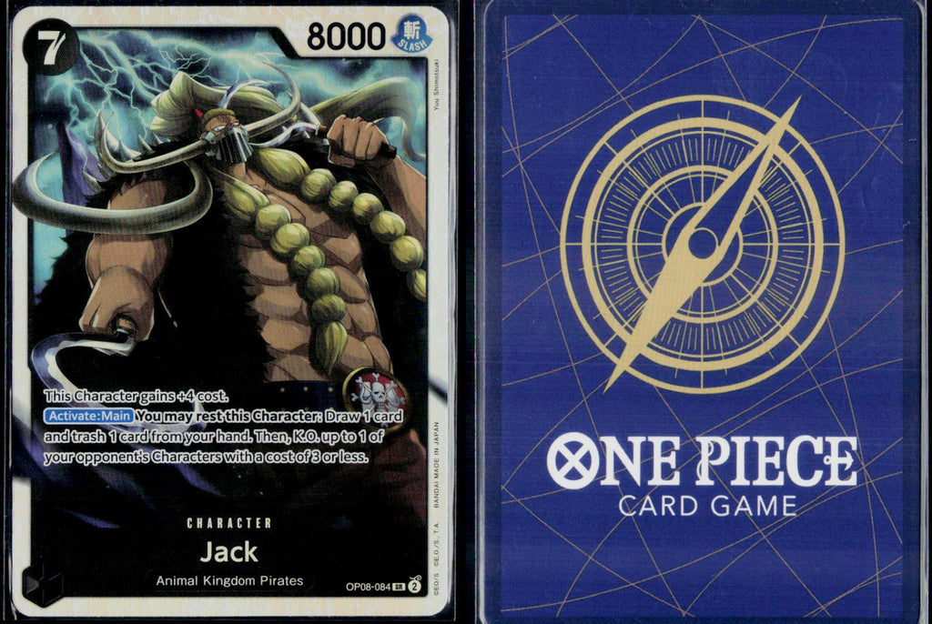 JACK OP08-084 ONE PIECE TWO LEGENDS SR NM