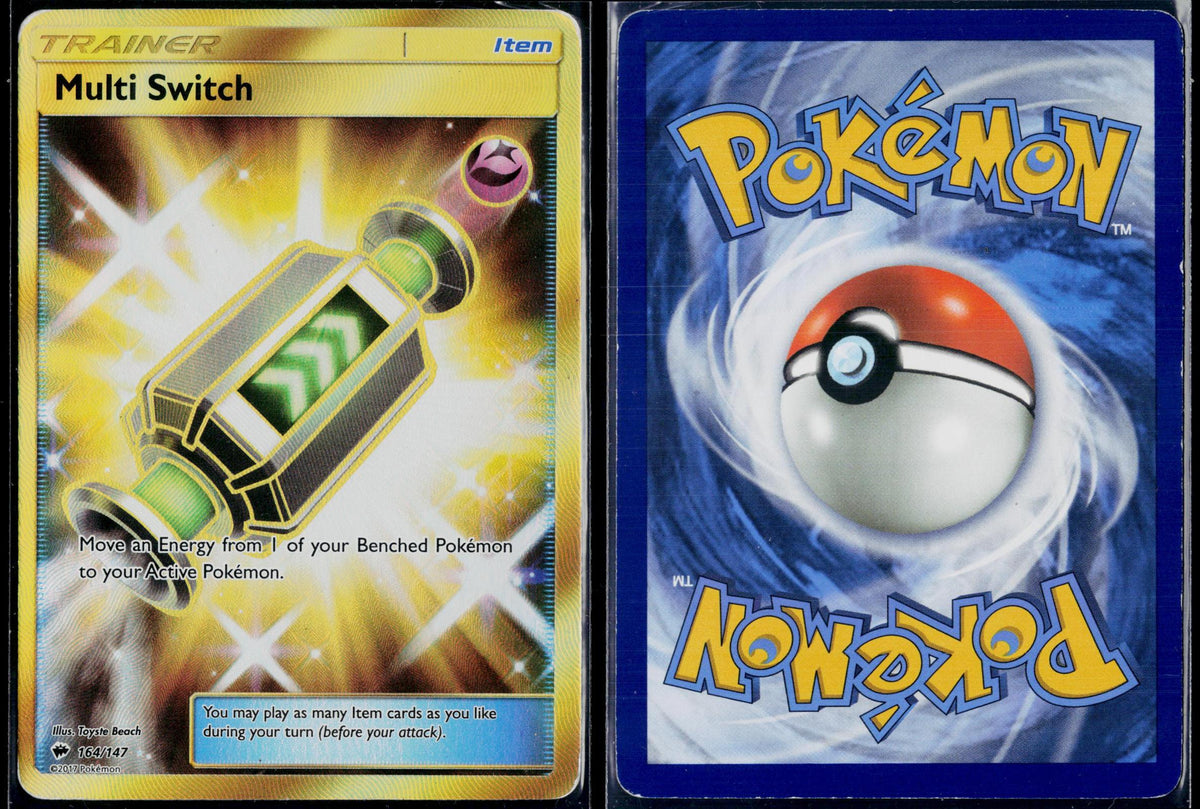 MULTI SWITCH 164/147 POKEMON BURNING SHADOWS SEC HOLO NM
