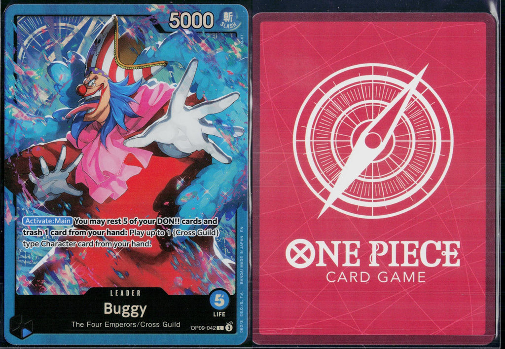 BUGGY OP09-042 ONE PIECE STARTER DECK 25: BLUE BUGGY L NM