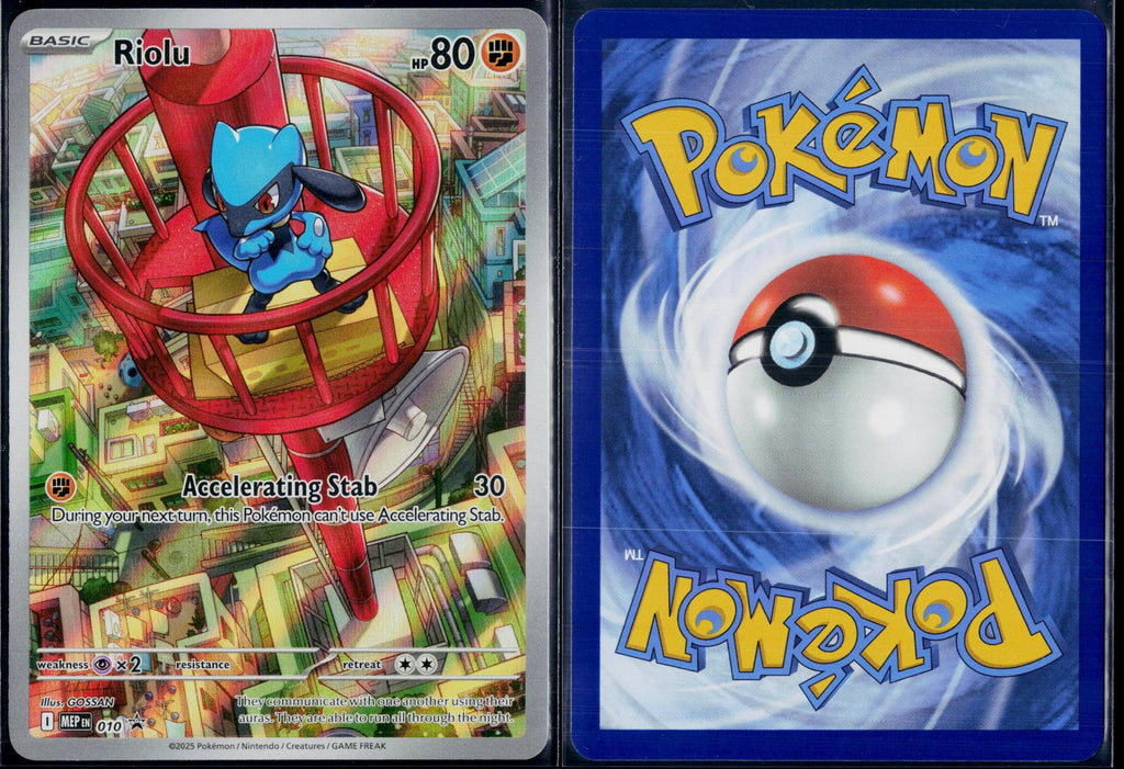 RIOLU 010 POKEMON ME: MEGA EVOLUTION PROMO HOLO P NM