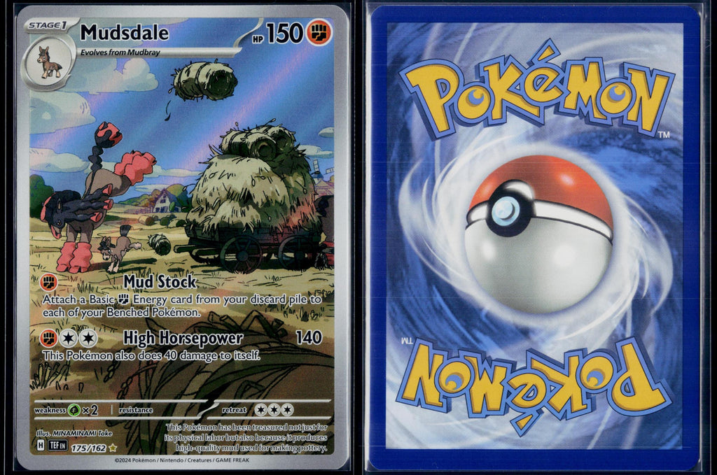 MUDSDALE 175/162 POKEMON TEMPORAL FORCES ILLUSTRATION RARE NM