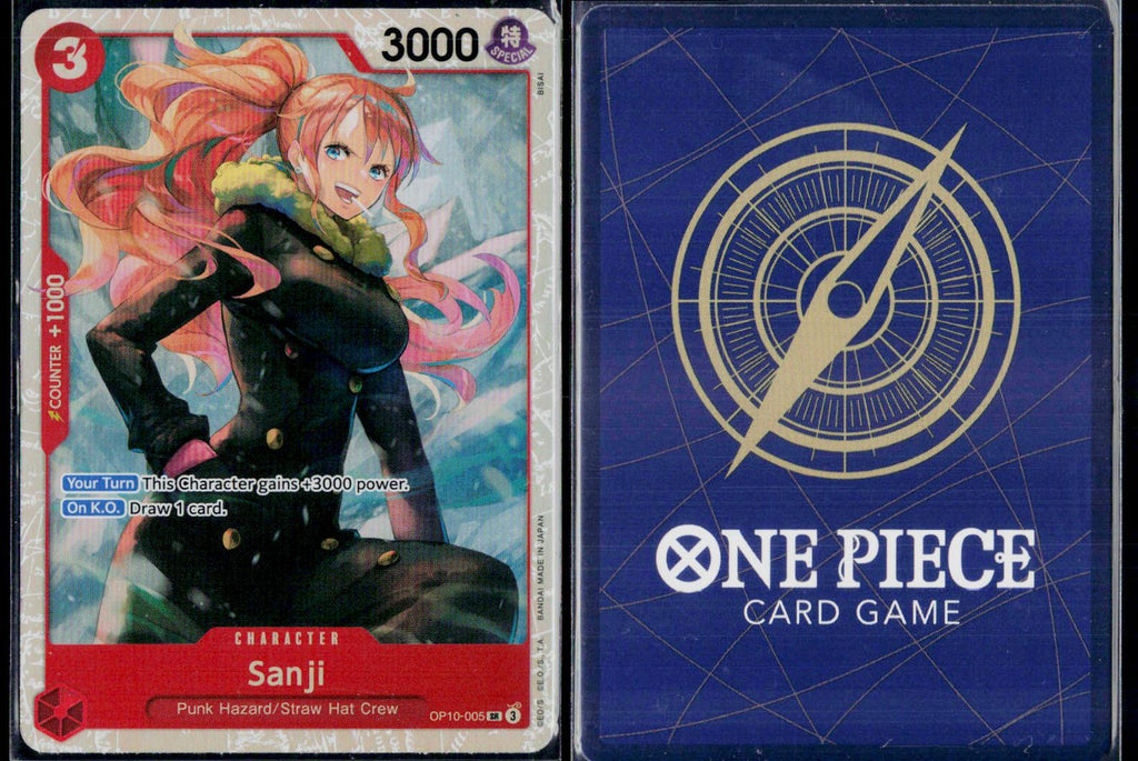 SANJI OP10-005 ONE PIECE ROYAL BLOOD SR NM