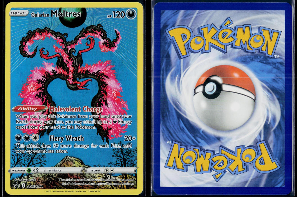 GALARIAN MOLTRES SWSH284 POKEMON SWORD & SHIELD PROMO HOLO P NM