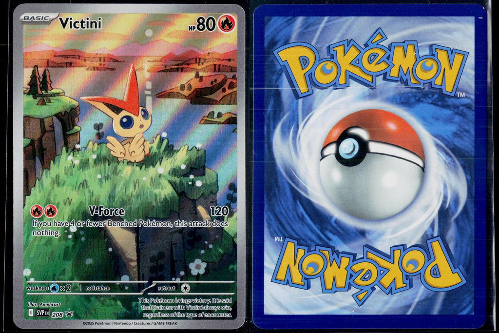 VICTINI 208 POKEMON SCARLET & VIOLET PROMO HOLO P NM