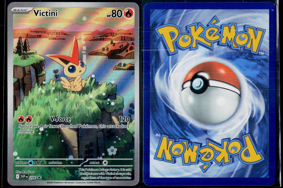 VICTINI 208 POKEMON SCARLET & VIOLET PROMO HOLO P NM