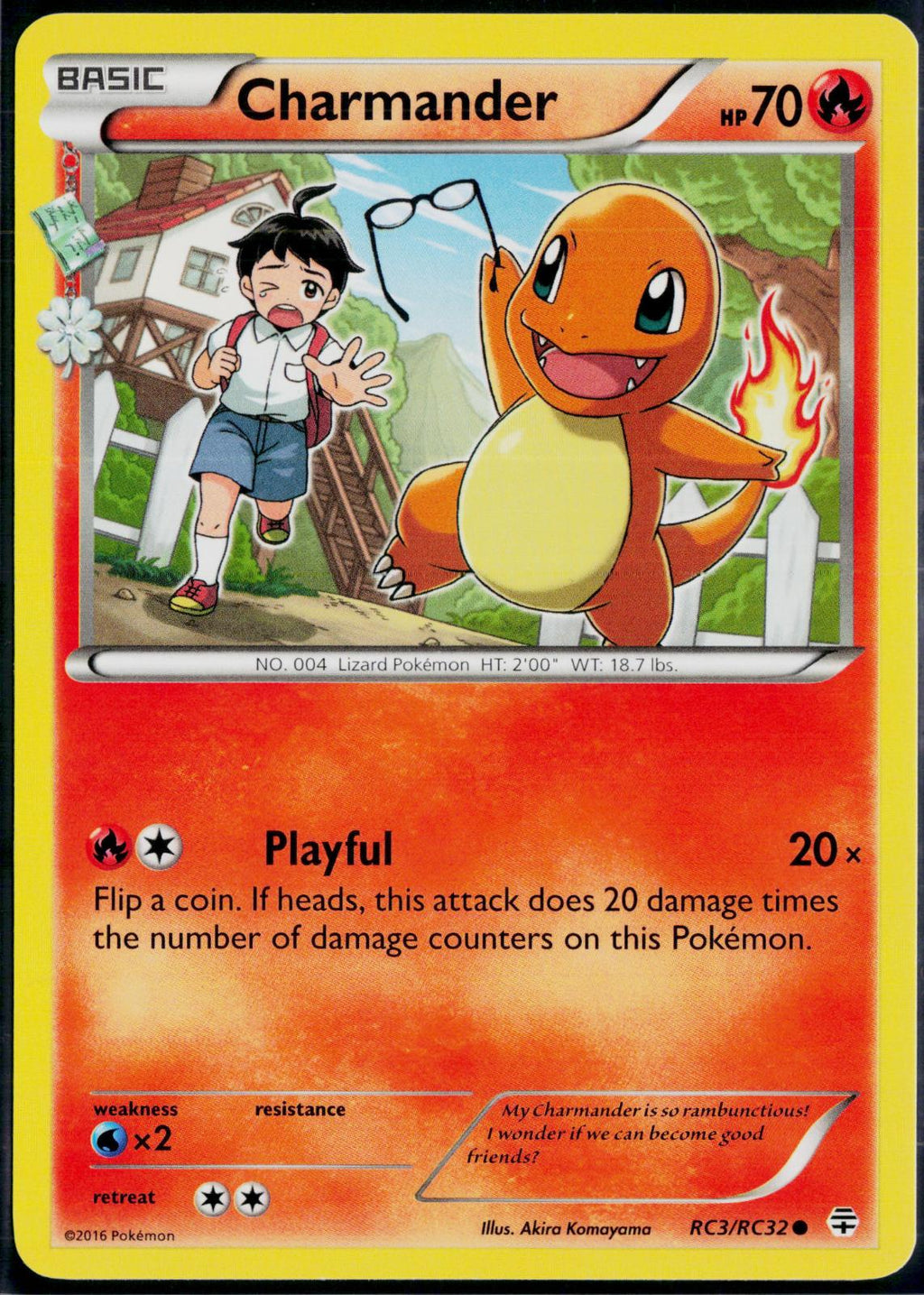 CHARMANDER RC3/RC32 POKEMON GENERATIONS C NM