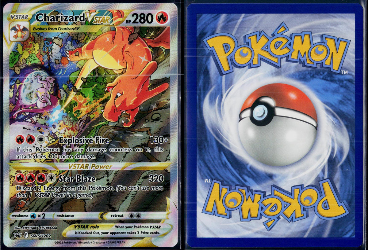 CHARIZARD VSTAR SWSH262 POKEMON SWORD & SHIELD PROMO HOLO P NM