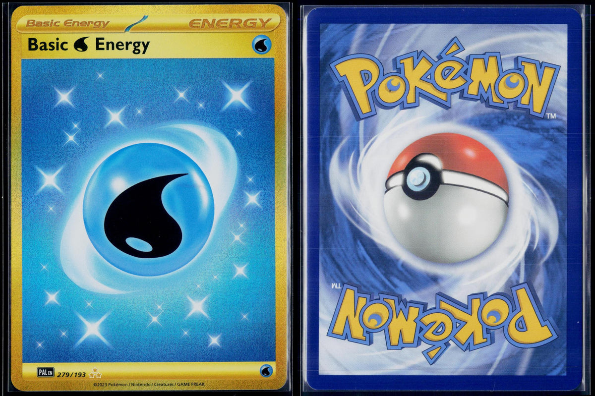 BASIC WATER ENERGY 279/193 POKEMON PALDEA EVOLVED HYPER RARE NM