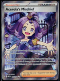 ACEROLA'S MISCHIEF 165/132 POKEMON MEGA EVOLUTION ULTRA RARE HOLO NM