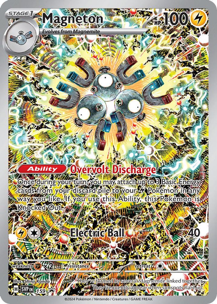 MAGNETON 159 🐬 POKEMON SCARLET & VIOLET PROMO HOLO P ☀️ NM/M 🌴
