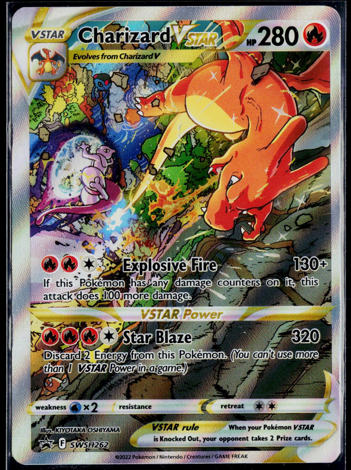 CHARIZARD VSTAR SWSH262 POKEMON SWORD & SHIELD PROMO HOLO P NM