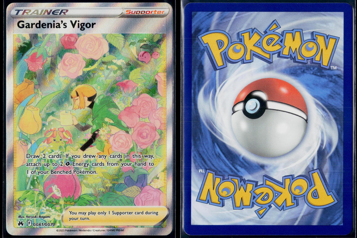 GARDENIA'S VIGOR GG61/GG70 POKEMON CROWN ZENITH GALARIAN GALLERY HOLO NM