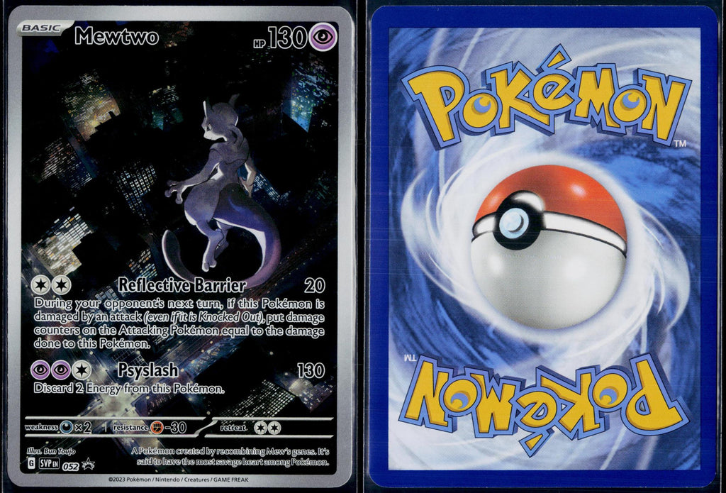 MEWTWO 052 POKEMON SCARLET & VIOLET PROMO HOLO P NM