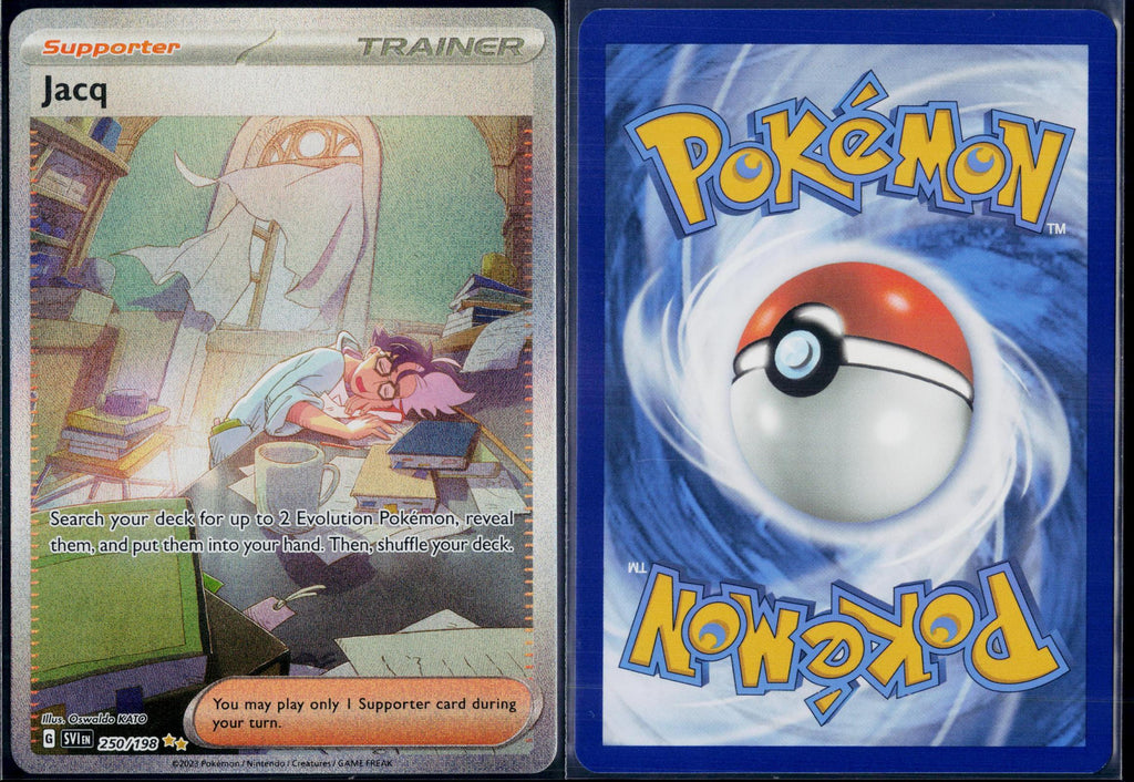 JACQ 250/198 POKEMON SCARLET & VIOLET SPECIAL ILLUSTRATION RARE NM