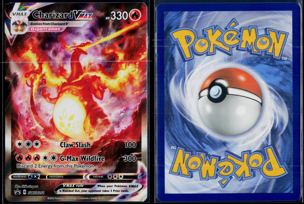 CHARIZARD VMAX SWSH261 POKEMON SWORD & SHIELD PROMO HOLO P NM