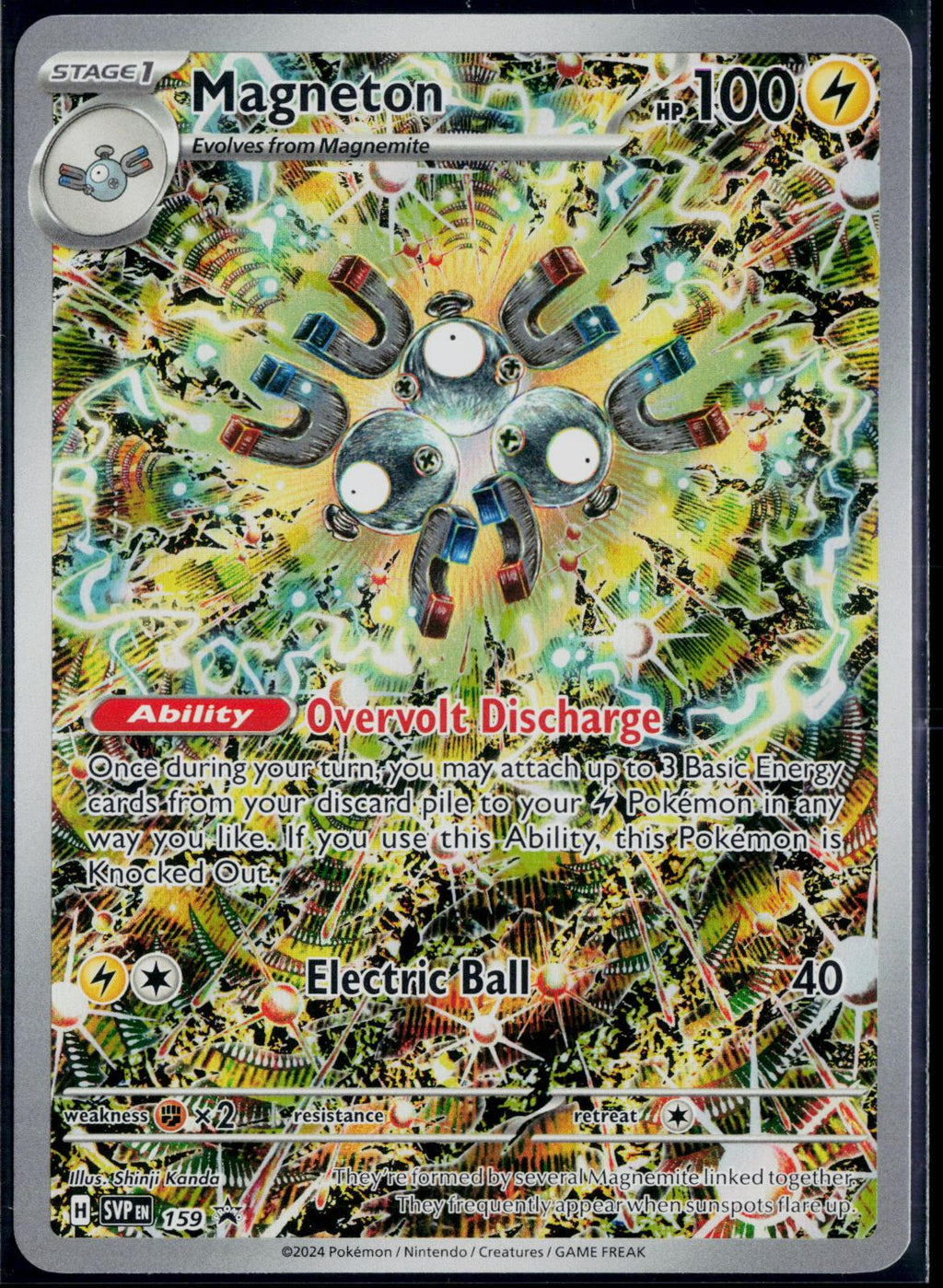 MAGNETON 159 🐬 POKEMON SCARLET & VIOLET PROMO HOLO P ☀️ NM/M 🌴