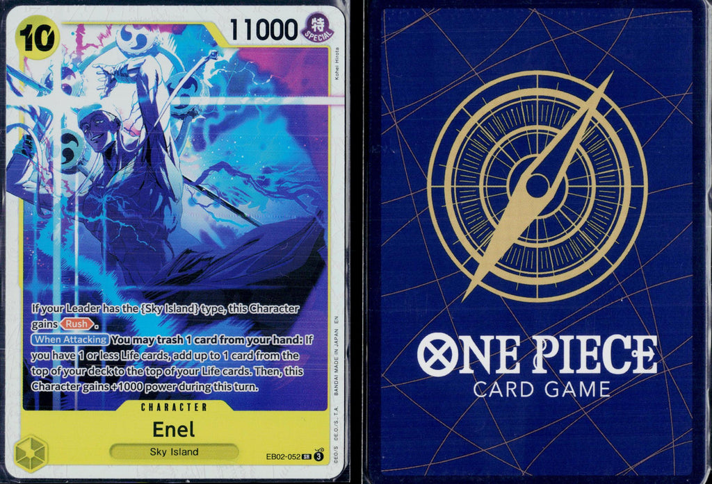 ENEL EB02-052 ONE PIECE EXTRA BOOSTER: ANIME 25TH COLLECTION SR FOIL NM
