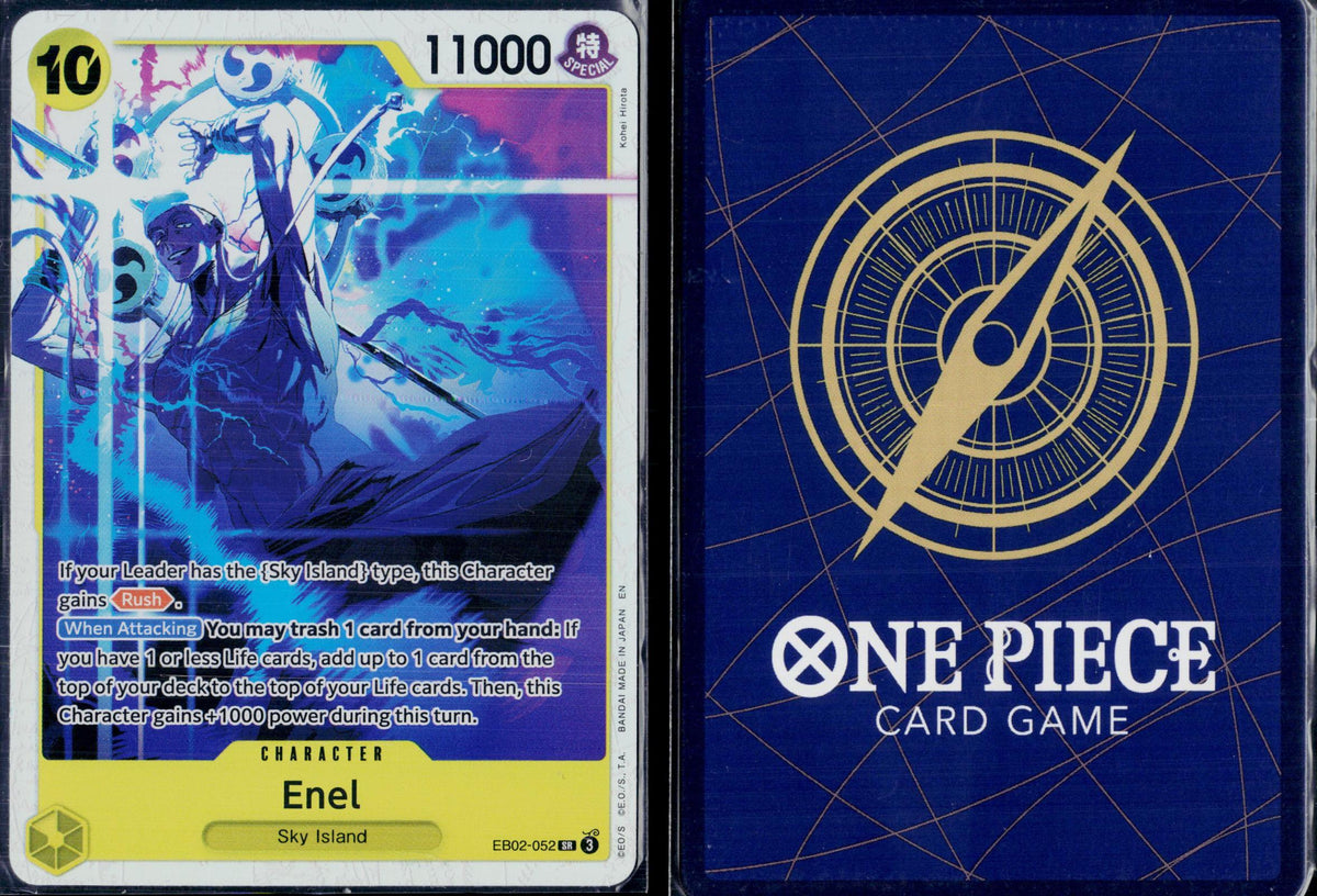 ENEL EB02-052 ONE PIECE EXTRA BOOSTER: ANIME 25TH COLLECTION SR FOIL NM