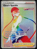ELESA'S SPARKLE 275/264 POKEMON FUSION STRIKE RAINBOW RARE HOLO NM