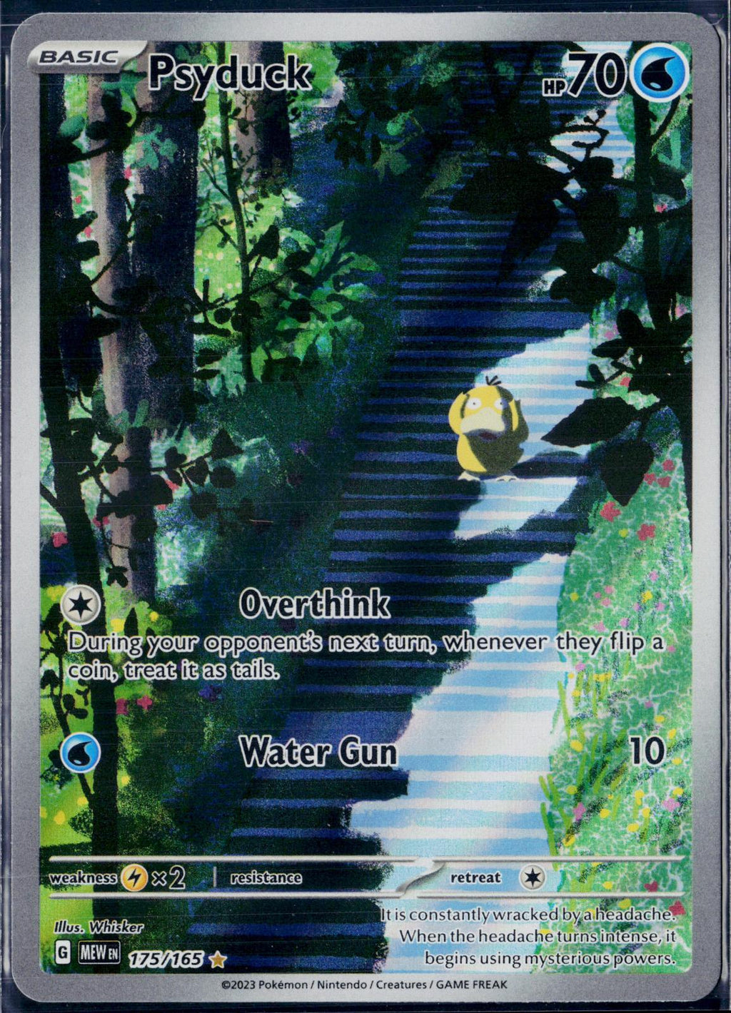 PSYDUCK 175/165 POKEMON 151 ILLUSTRATION RARE HOLO NM