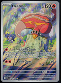 HEATMOR 104/086 POKEMON WHITE FLARE ILLUSTRATION RARE HOLO NM