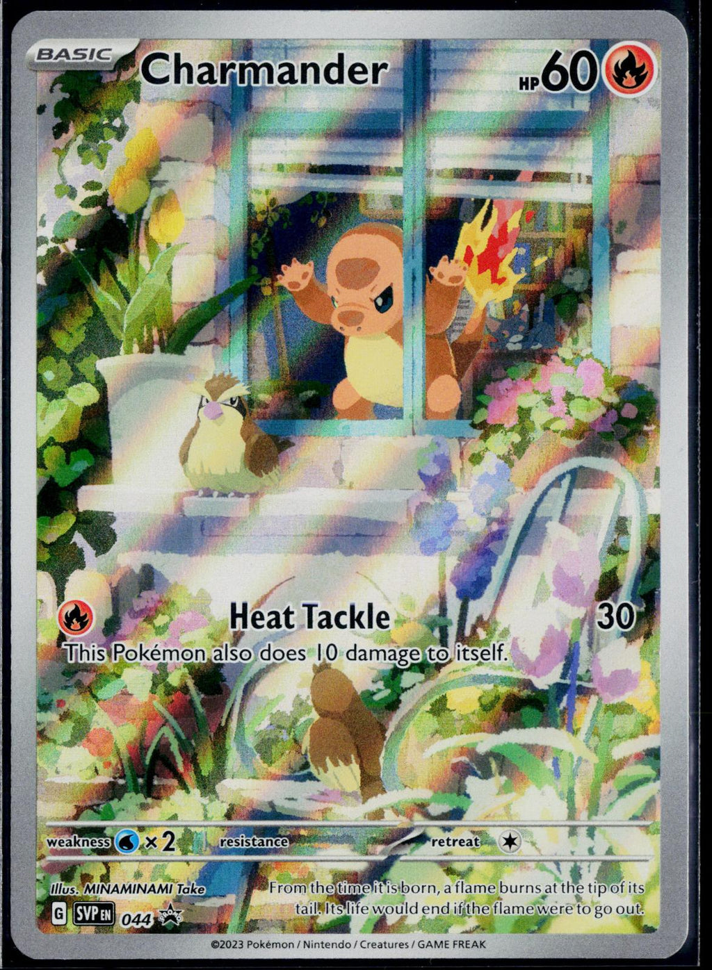 CHARMANDER 044 POKEMON SCARLET & VIOLET PROMO HOLO P NM