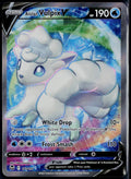 ALOLAN VULPIX V 173/195 POKEMON SILVER TEMPEST ULTRA RARE NM