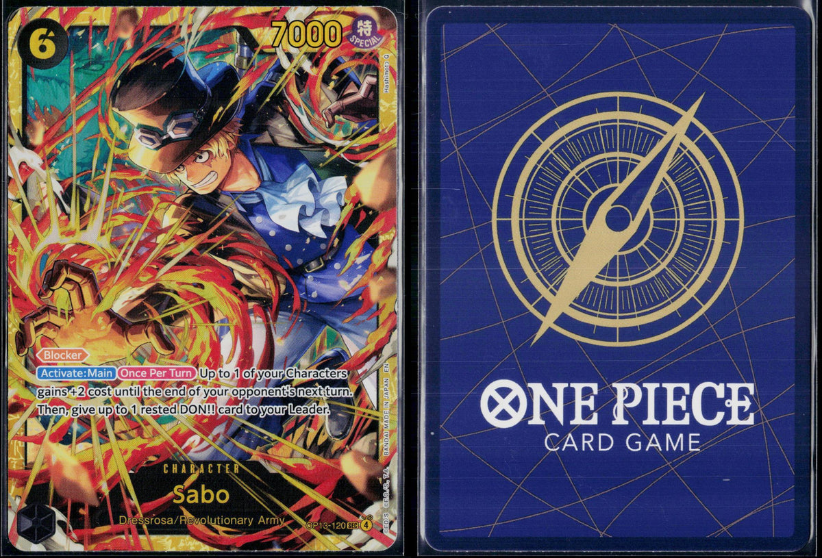 SABO (120) OP13-120 ONE PIECE CARRYING ON HIS WILL SEC NM