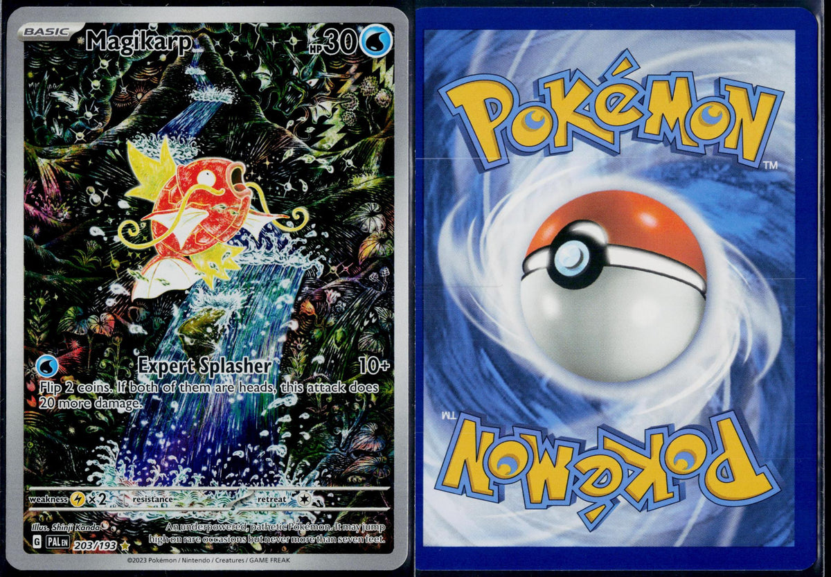 MAGIKARP 203/193 POKEMON PALDEA EVOLVED ILLUSTRATION RARE HOLO NM