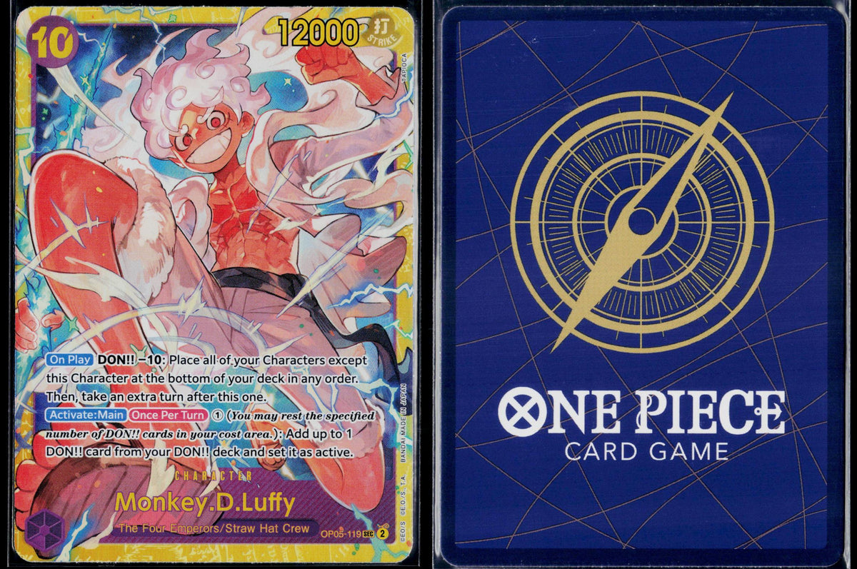MONKEY.D.LUFFY (REPRINT) OP05-119 ONE PIECE PREMIUM BOOSTER -THE BEST- FOIL NM