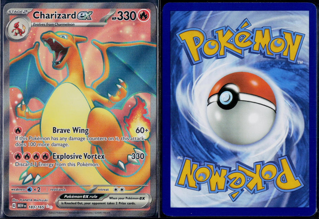 CHARIZARD EX 183/165 POKEMON 151 ULTRA RARE HOLO NM