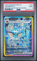VAPOREON EX 149/131 PSA 9 POKEMON PRISMATIC EVOLUTIONS SPECIAL ILLUSTRATION RARE
